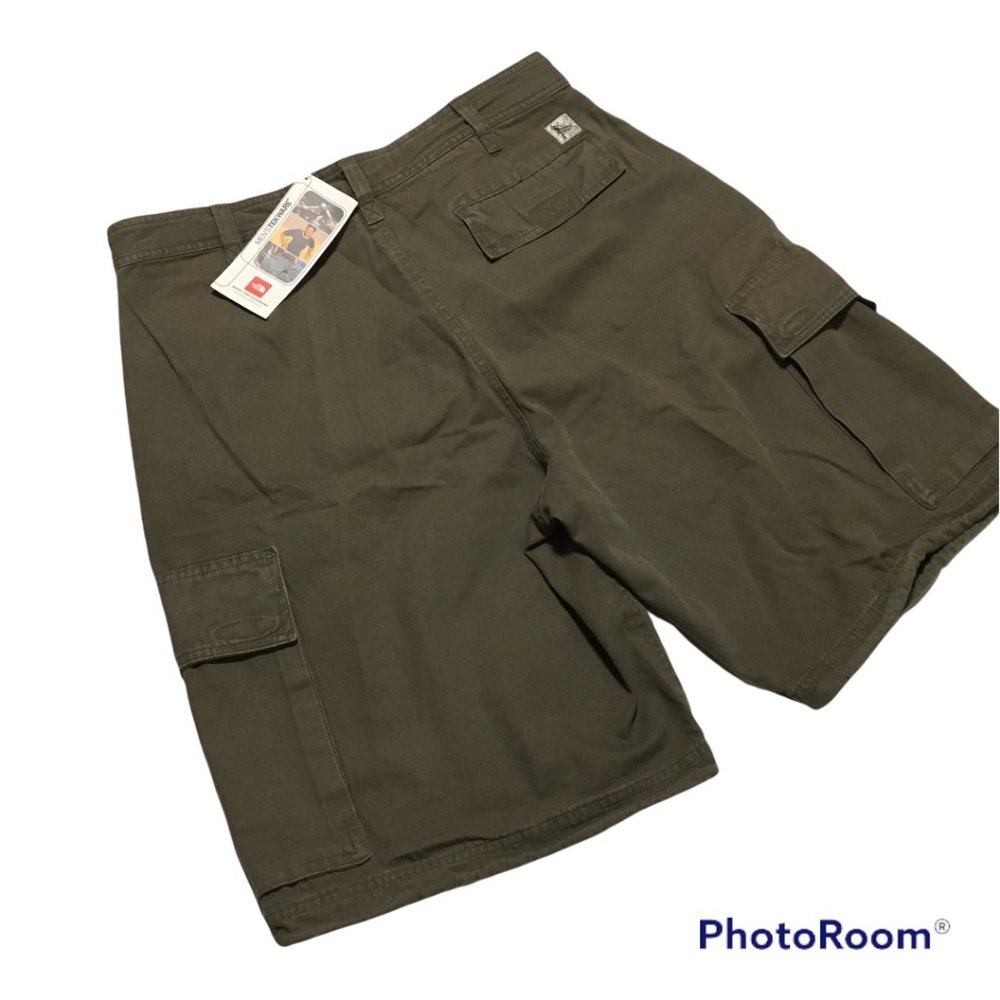 NWT The North Face Heritage Logo Cargo Shorts Men’s Waist Size 38 L Green NEW - Picture 8 of 16